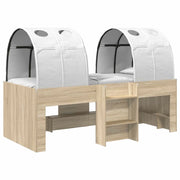 Letto con Tunnel 3 pz Sonoma e Bianco Legno ingegnerizzato 3423581