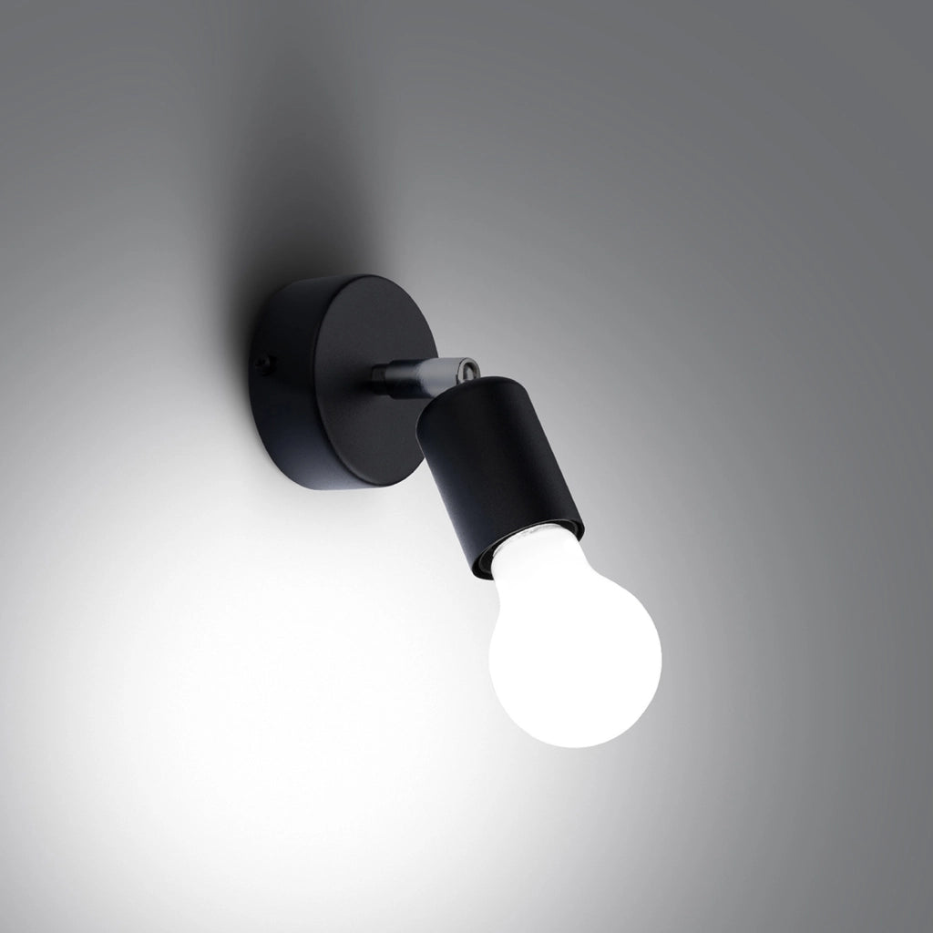 Lampada da parete FORNES 1 nero