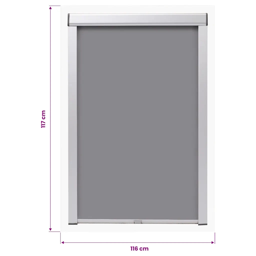 Tenda a Rullo Oscurante-Tenda da sole a rullo Persiana Grigia U08/808