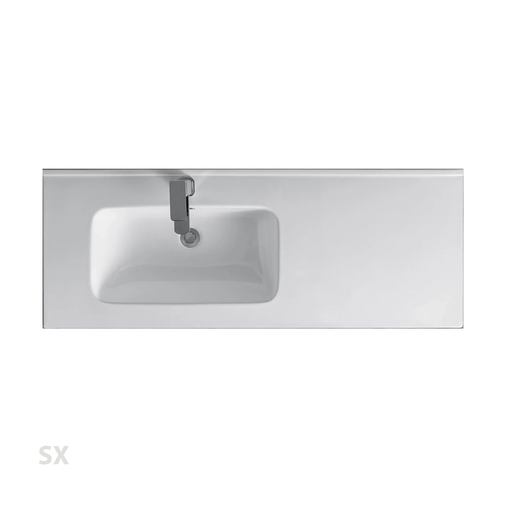 Consolle con vasca laterale LINPH Vasca SX 101x46x18