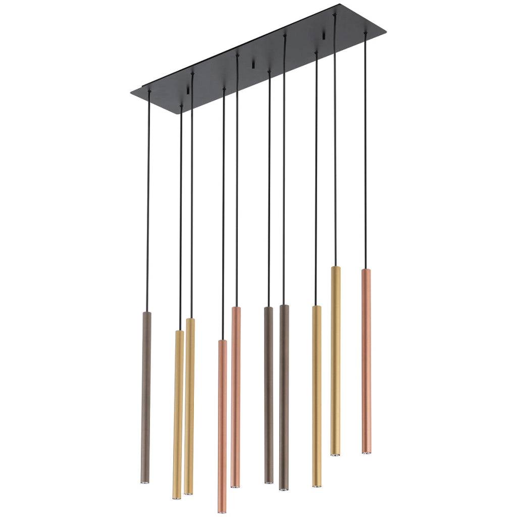 Lampada a sospensione Nowodvorski Laser X multicolor 10xG9