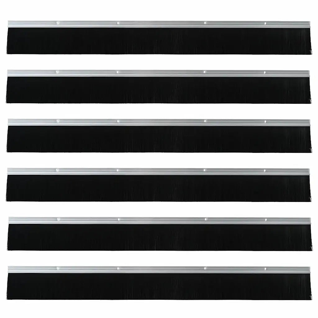 Spazzole per porte a vite 6 pz Argento 100 cm CFW2358278