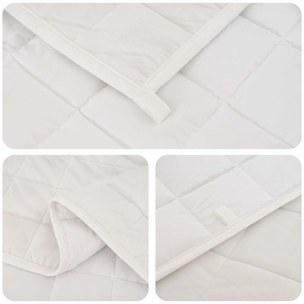 Coperta Ponderata Bianco 138 x 200 cm 10 kg 100% Cotone 205T 42044018