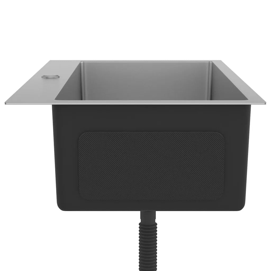 Lavello da Cucina Lavorato a Mano in Acciaio Inox 51514