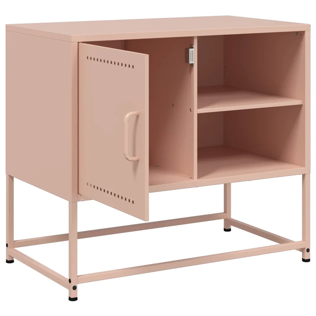 Mobile TV Rosa 68x39x60,5 cm in Acciaio 846519