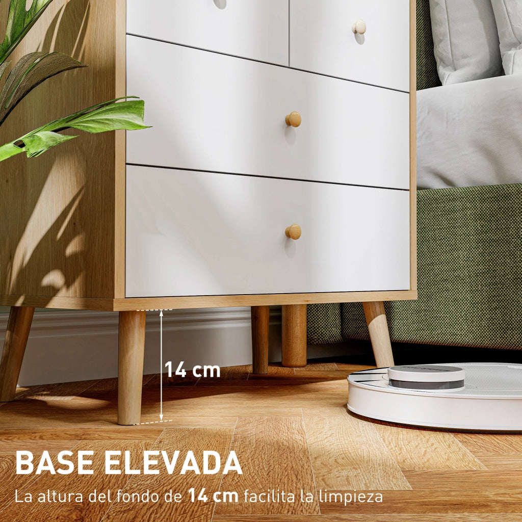 Cassettiera ¨C Minimal ¨C Robe e Bianco 60x35x65