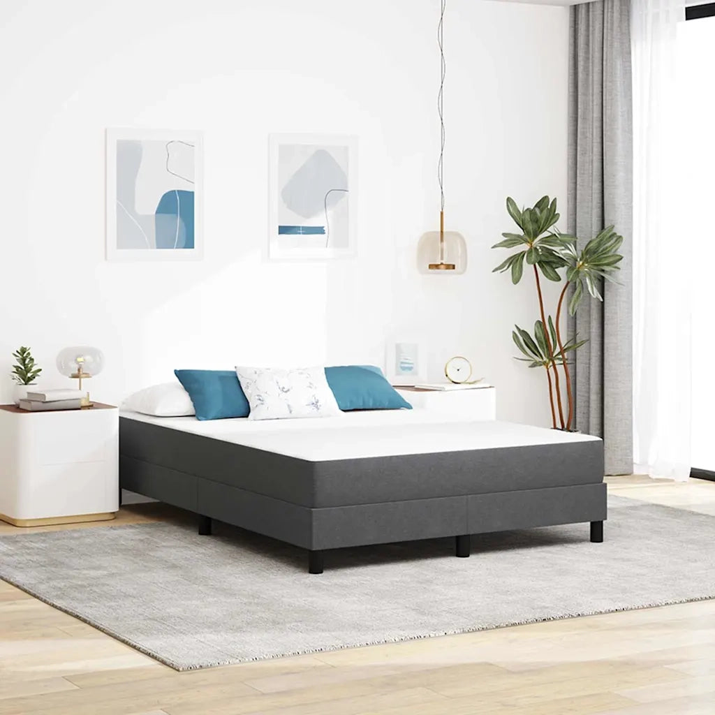 Materasso-Materasso per letto Grigio 140 x 190 cm Tessuto