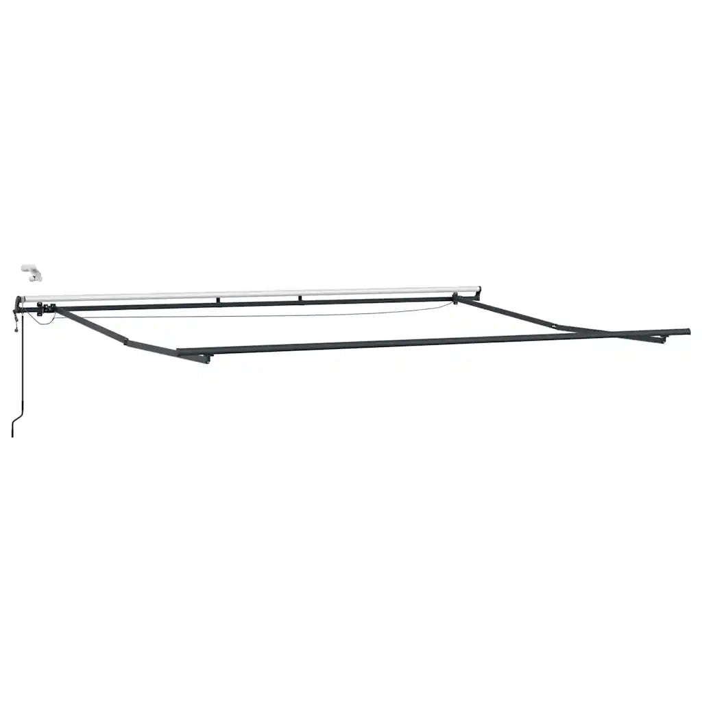 Tenda da Sole Retrattile Automatica con LED Bordò 500x300 cm 3310197