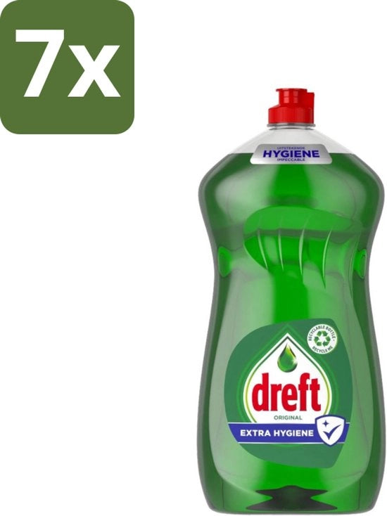Detergente Liquido Originale - Extra Igiene - 1,2 L - Confezione in Lotti - 7 pezzi