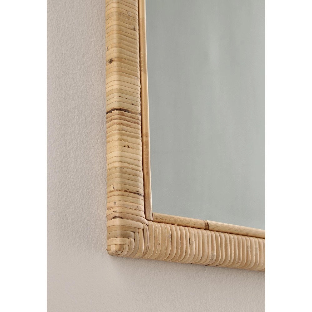 Specchio Arco Legno Marrone Rustico da Parete 50x70 - EDWARDS