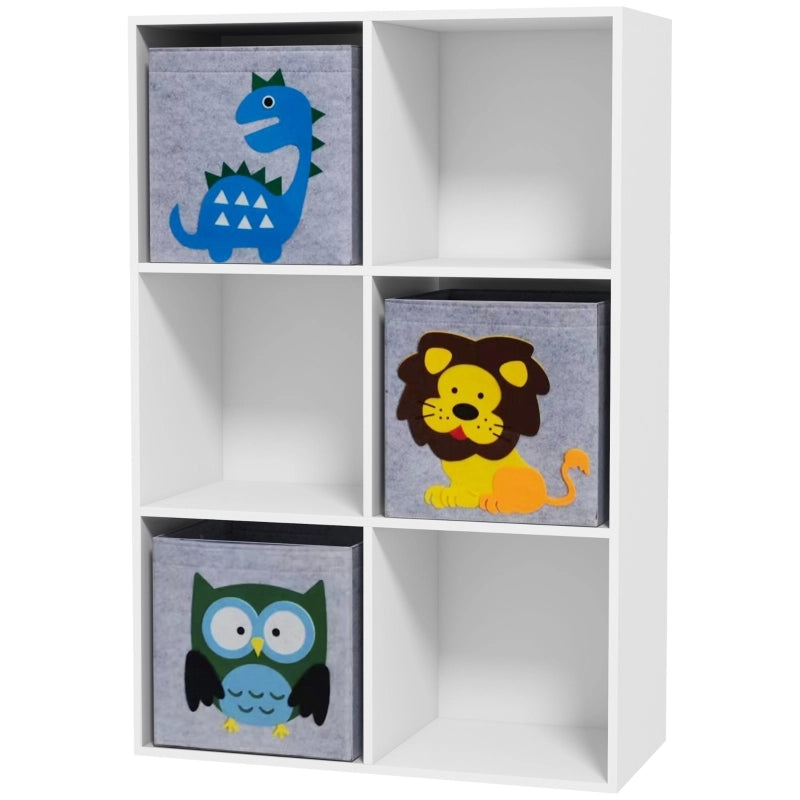 LIBRERIA per bambini 61,8x29,9x91,5 cm Grigio con 3 cassetti