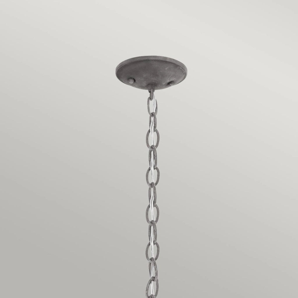 Lampada a sospensione esterna Bridge Point zinco E27 60W Kichler