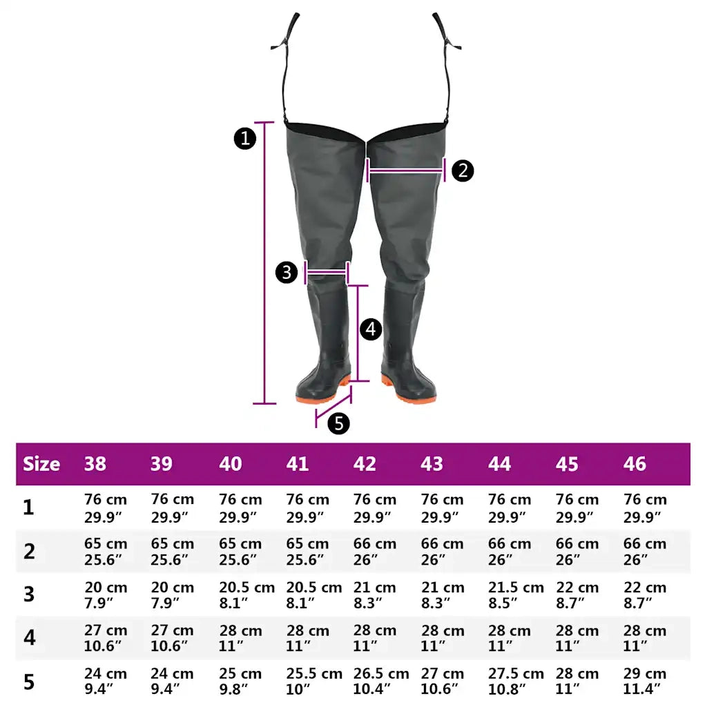Waders Verde Scuro Misura 44 4017032