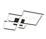 FOUR SQUARES APPLIQUE-PLAFONIERA 55 CM. NERO 1162-55-NE
