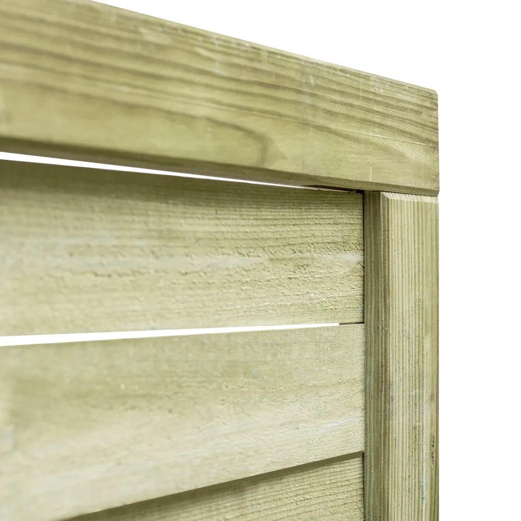 Cancello da Giardino Legno di Pino Impregnato 100x125 cm Verde 45310