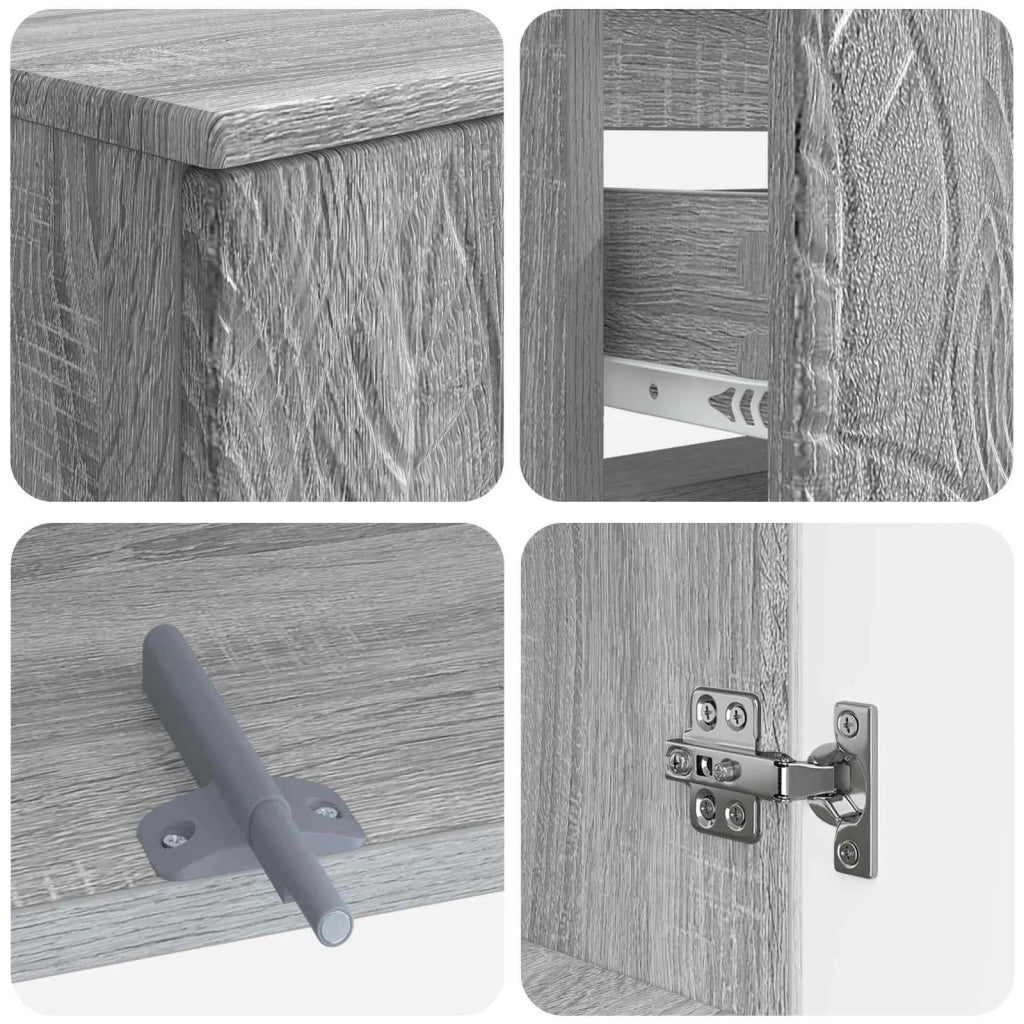Set di armadietti da bagno in 3 pezzi DELFT 3417870