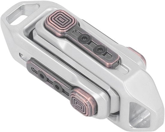 Giocattolo per ridurre lo stress magnetico - Giocattolo portatile - Giocattolo da viaggio - Materiale metallico - Giocattolo a scorrimento - Inclusa custodia di trasporto - Giocattolo per ridurre lo stress