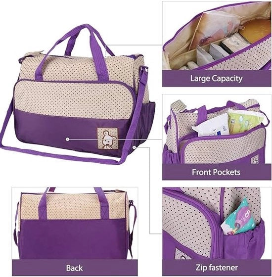 Borsa per bebè a tracolla, grande capacità