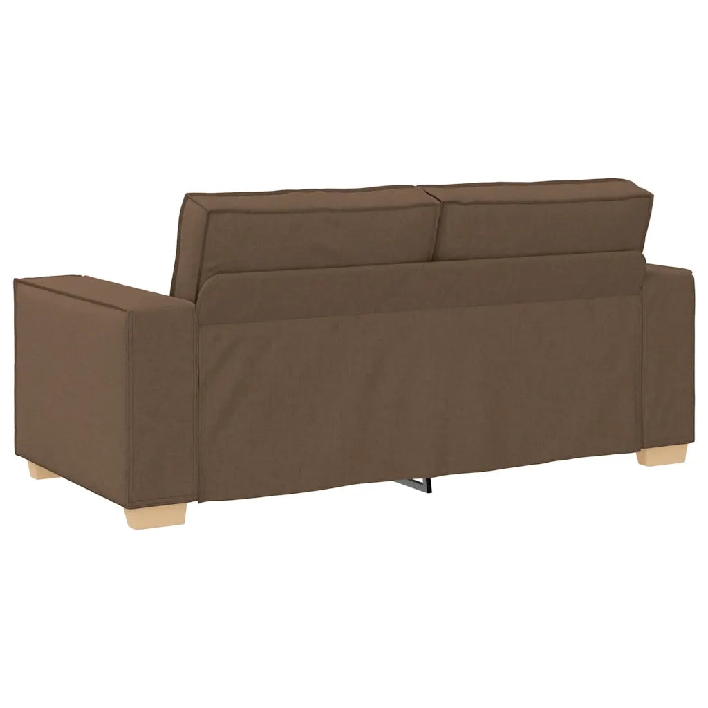 Divano a 2 posti Marrone 180x78x84 cm Tessuto 4104984
