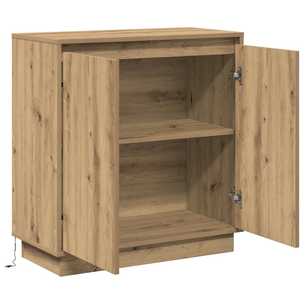 Credenza | Madia LED Rovere Artigianale 71 x 34,5 x 75 cm
