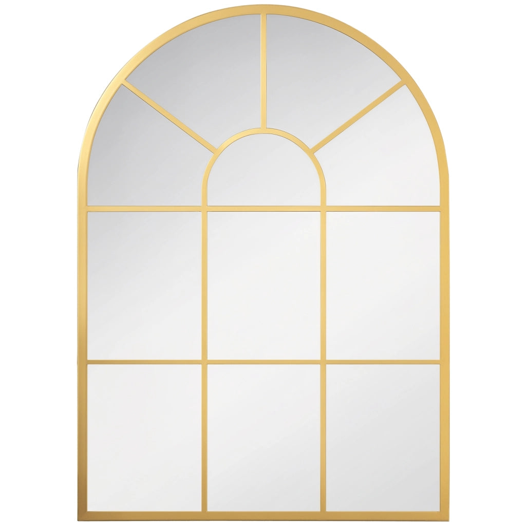 Specchio a Parete Moderno Arco ¨C Xylo ¨C Oro 70x50 cm
