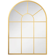 Specchio a Parete Moderno Arco ¨C Xylo ¨C Oro 70x50 cm