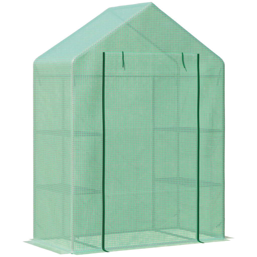 Serra da giardino con 6 ripiani ¨C zephmum ¨C 141x72x191 cm