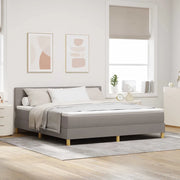 Letto a Sorgente LED con materasso Talpa 180 x 200 cm Tessuto