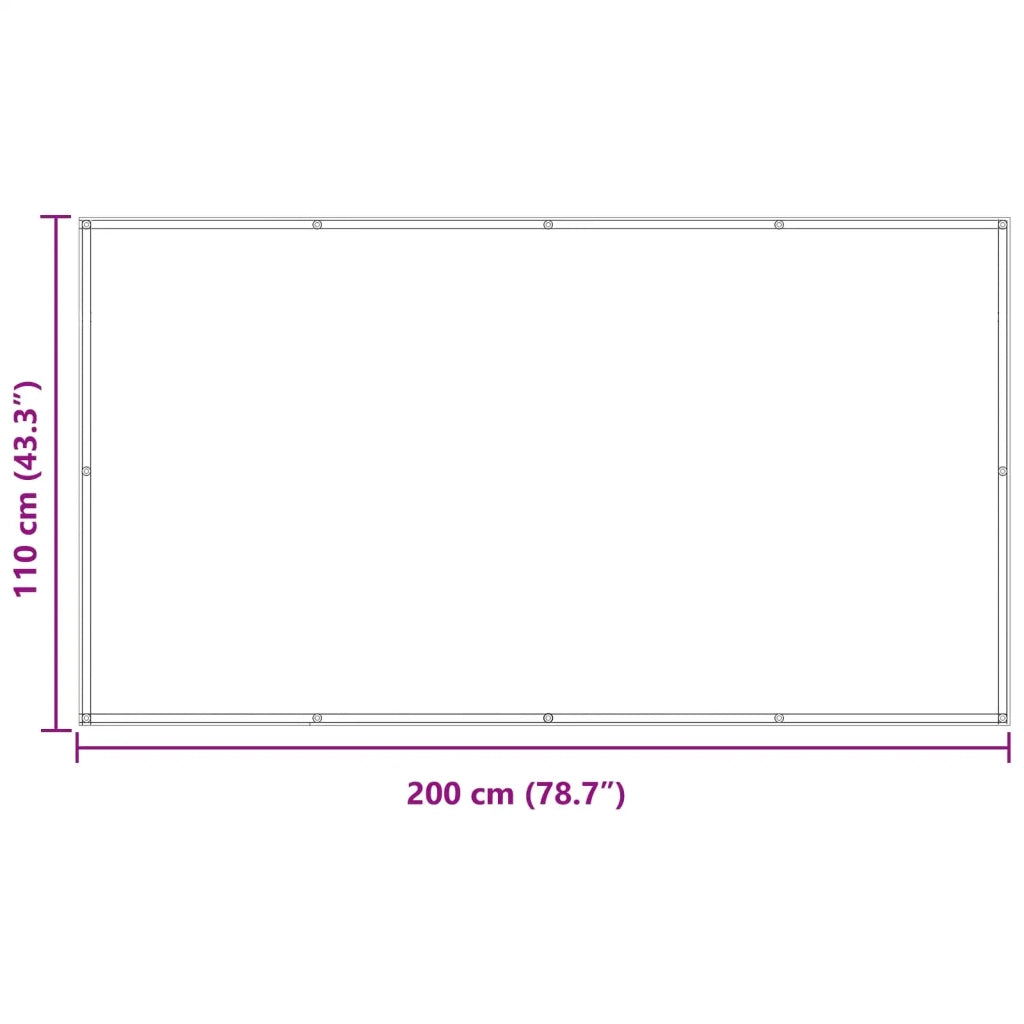 Schermo da balcone | Paravento da Balcone Blu e Bianco 110 x 200 cm Tessuto Oxford