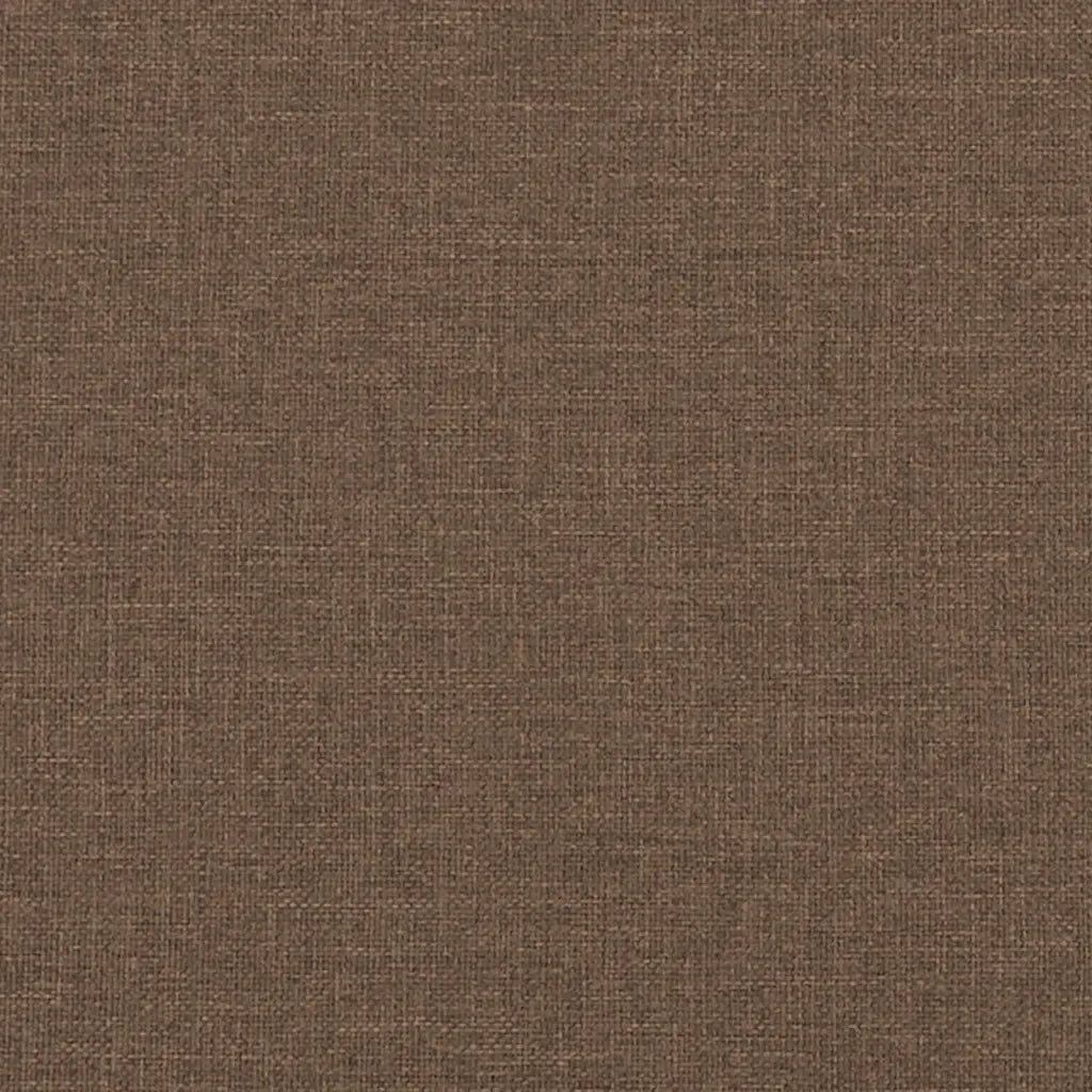 Divano a 2 Posti con Cuscini-Sofa 2 Posti con Cuscini Marrone 140 cm in Tessuto 255552