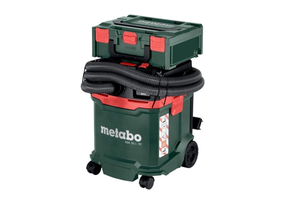 Metabo ASA 30 L PC Aspirapolvere a cilindro Secco e bagnato 30 L 1200 W 78 dB colore Nero Verde Rosso