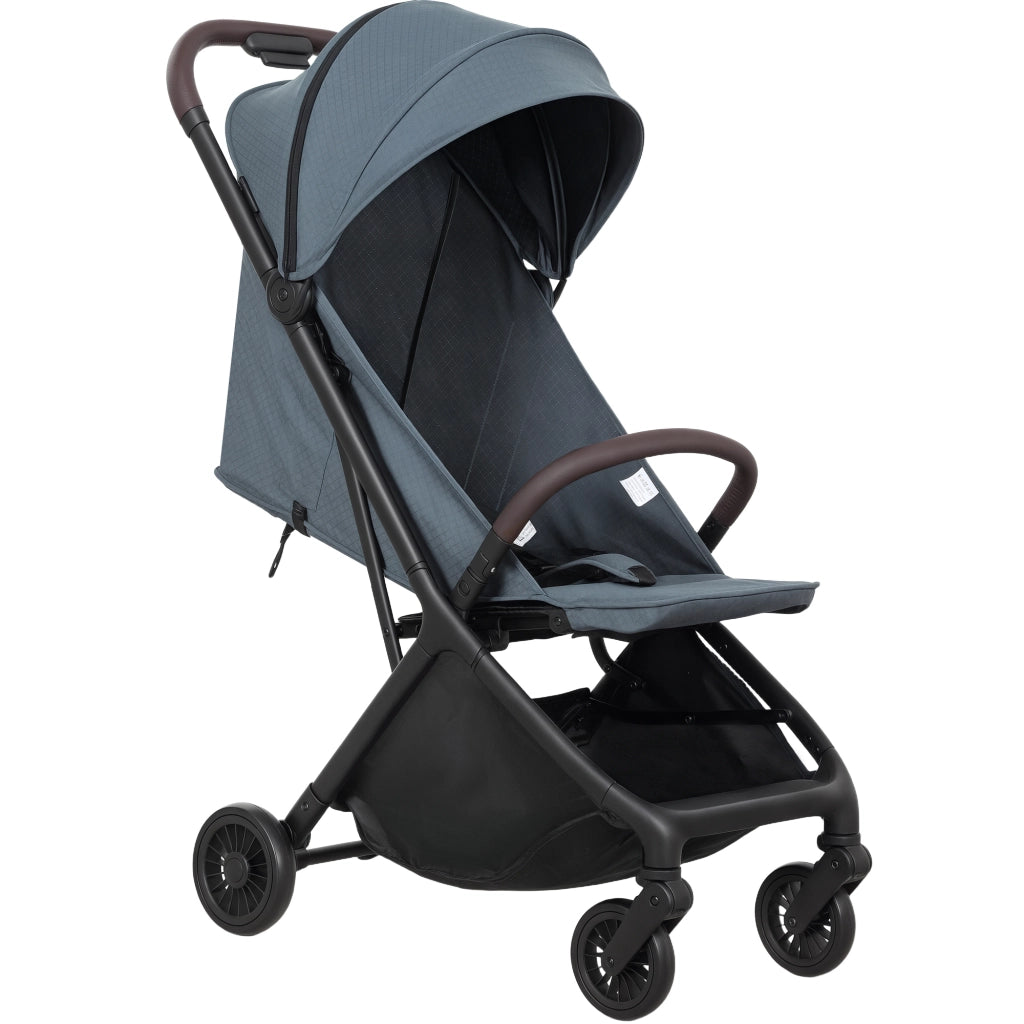 Carrozzina Pieghevole con Schienale Regolabile ¨C Minimal ¨C Blu
