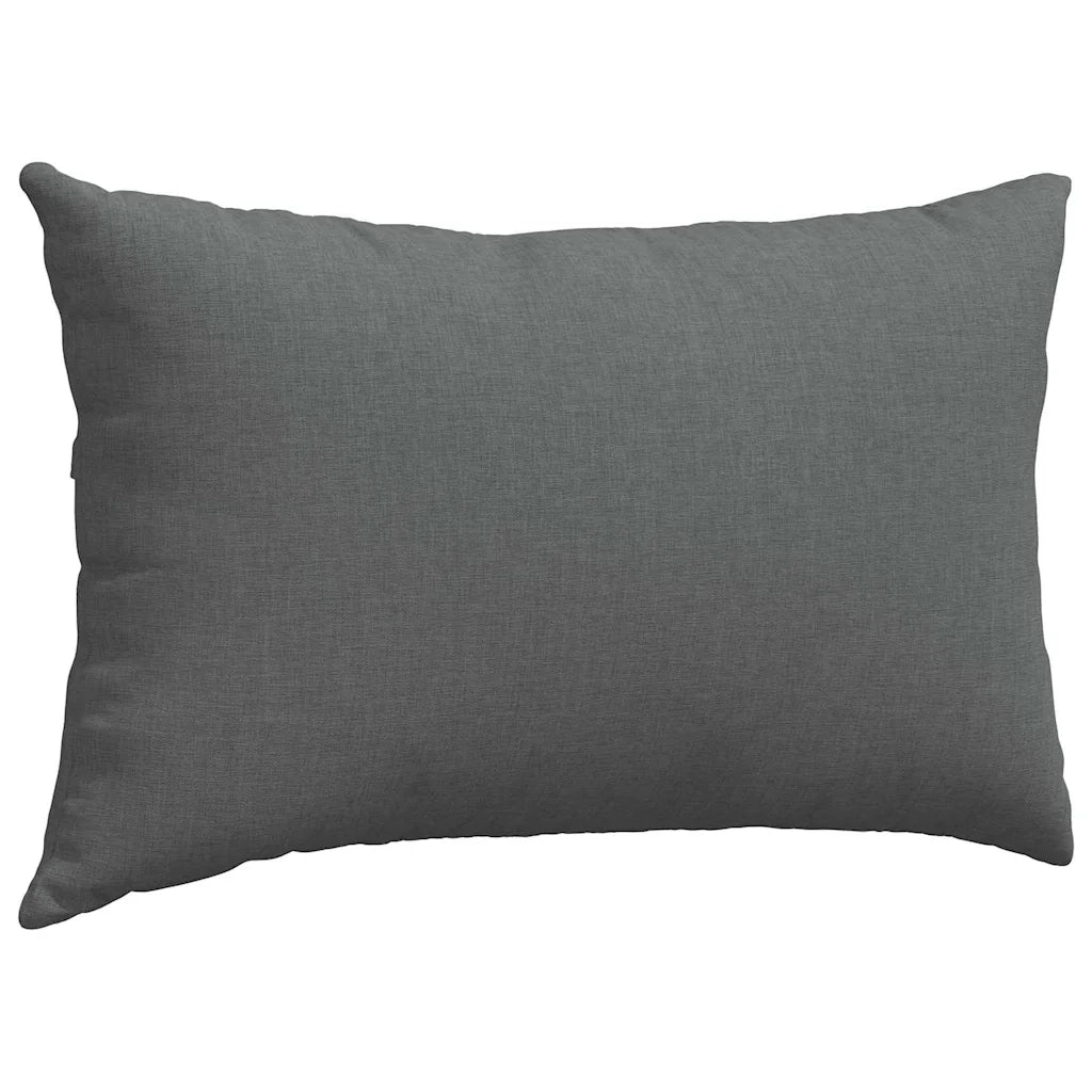 Cuscini da Divano 2 pcs Grigio scuro 50 x 30 cm Tessuto 42013611