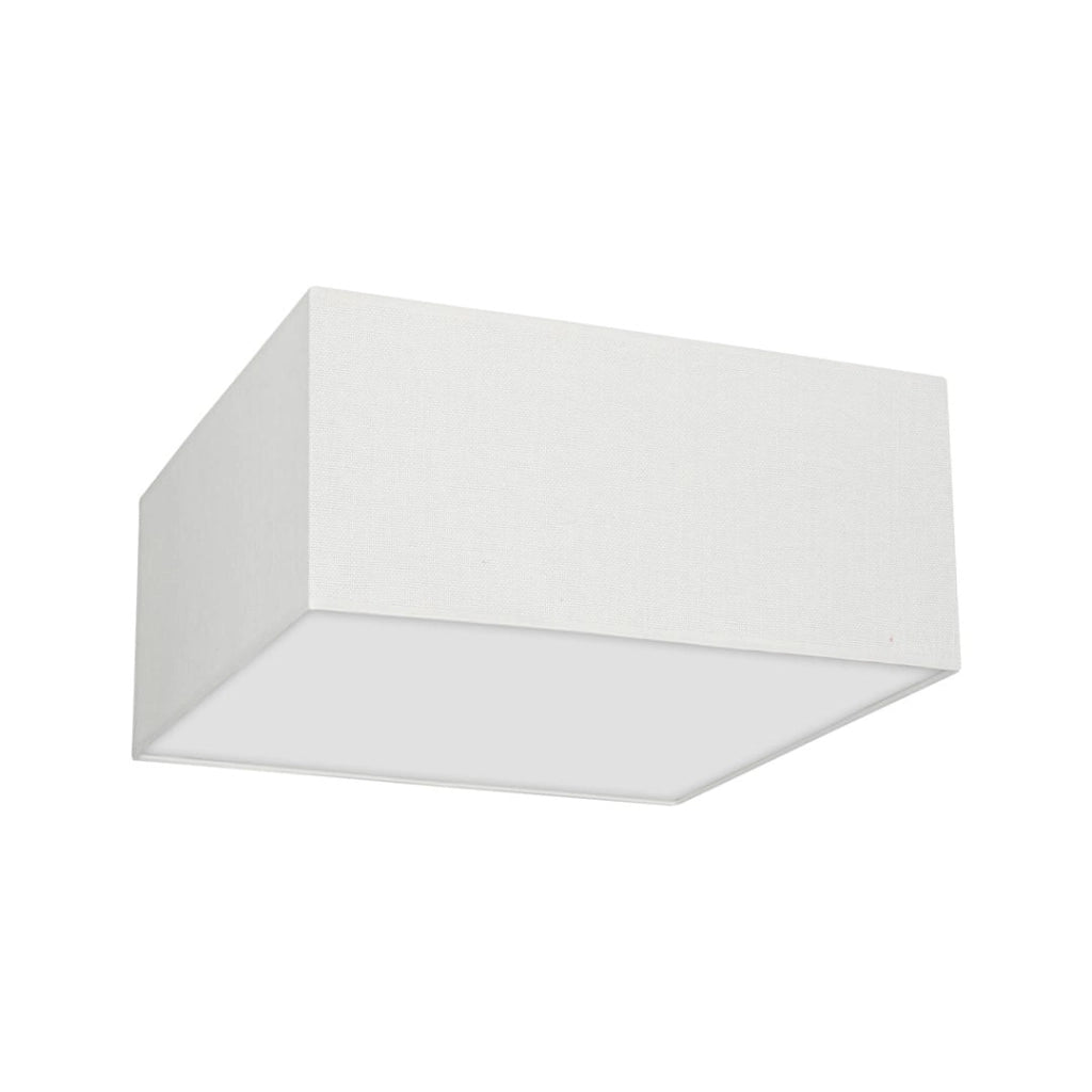 Plafoniera Milagro Albion quadrata bianca 40cm 2xE27