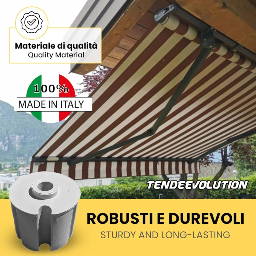 CALOTTA TENDA DA SOLE PER TUBO AVVOLGITORE CON FORO DIAMETRO 70