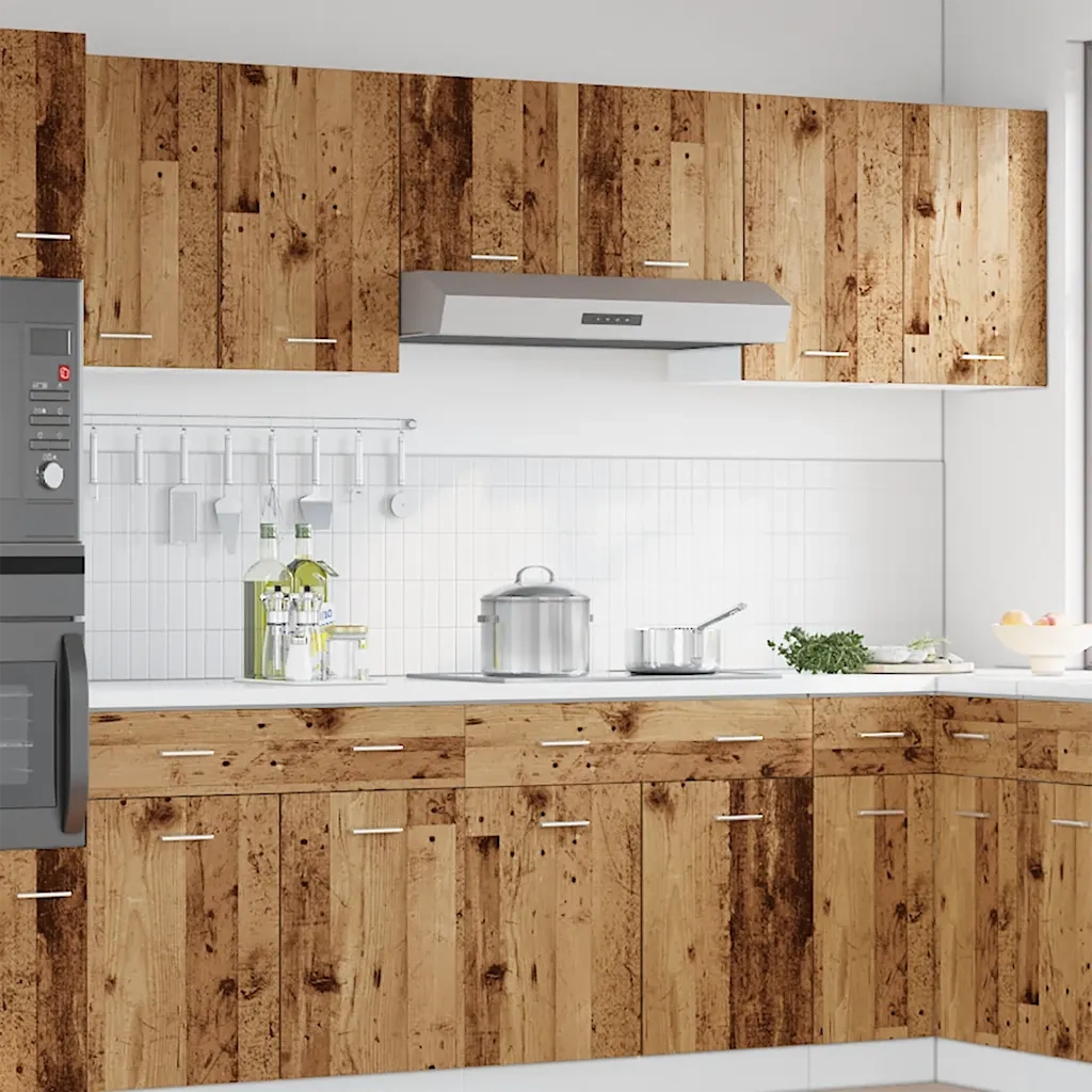 Armadio pensile | Mobili Pensili ¡°Lyon¡± 2 pz Legno Antico 50x31x60 cm