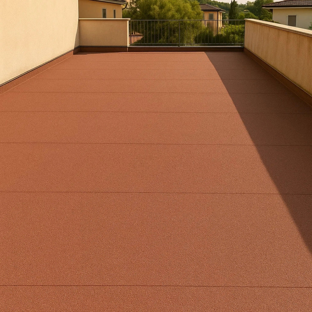 Guaina ardesiata rossa casasciutta impermeabilizzazione terrazze 2 rotoli 1x10 m
