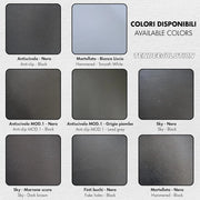 Ecopelle "Martellato" - Colore Nera - Elastica, Resistente, 100% Impermeabile - Ideale per Auto, Moto, Arredamento - Vendita al Mezzo Metro