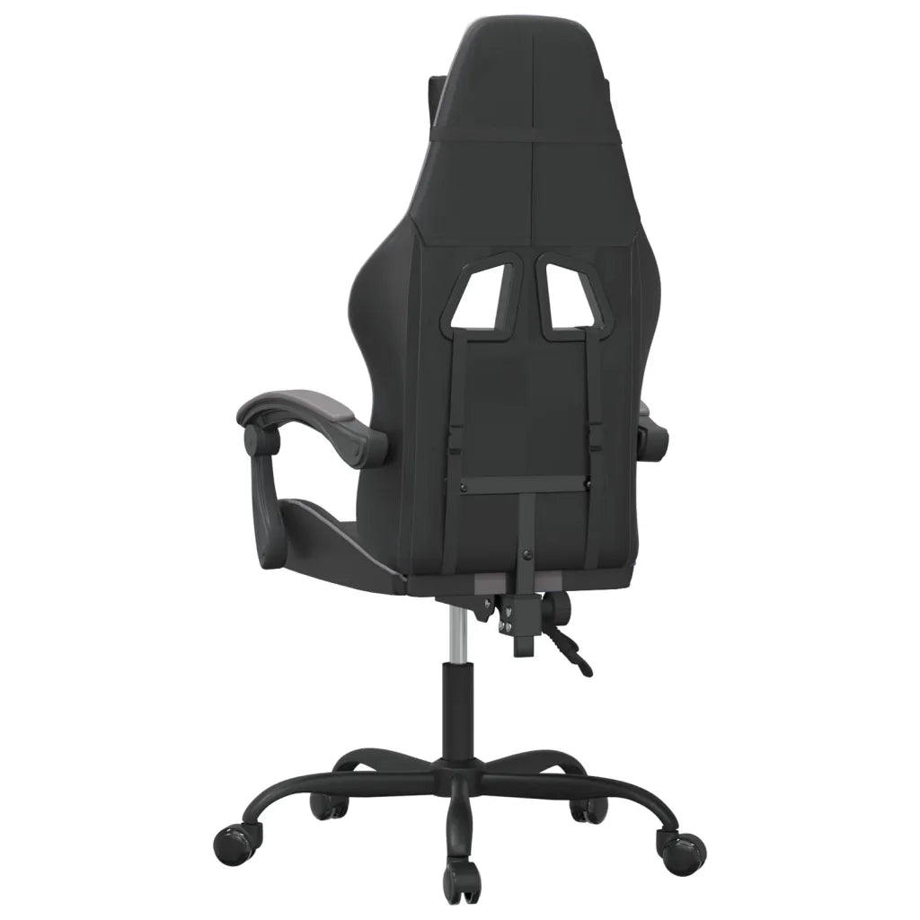 Sedia da Gaming Nera e Grigia in Similpelle 3143822