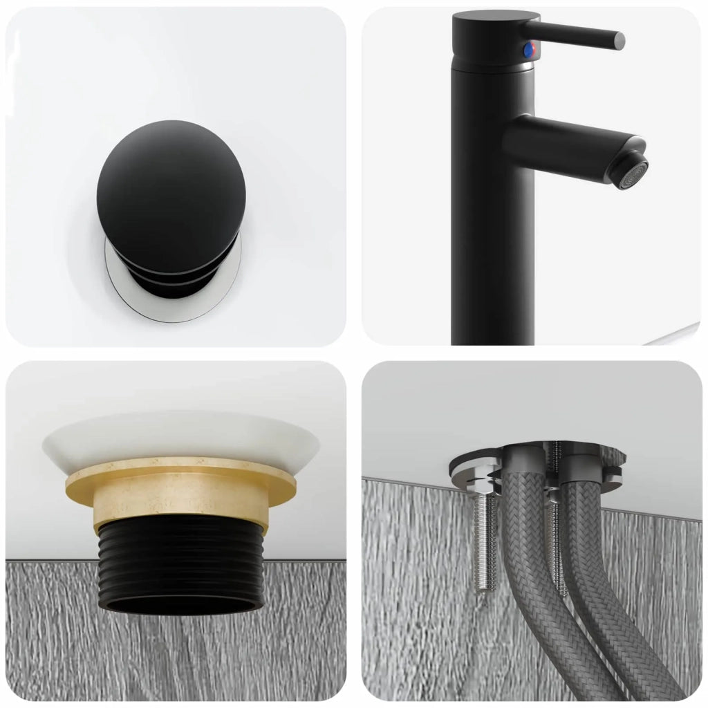 Lavabo da Parete Sonoma grigio 53 x 35 x 39 cm 890214