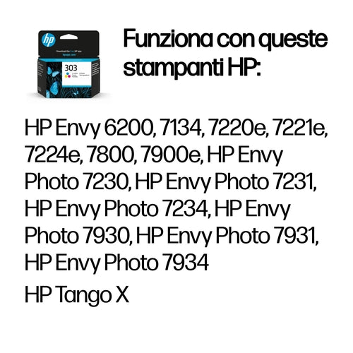 HP Cartuccia di inchiostro in tricromia originale 303