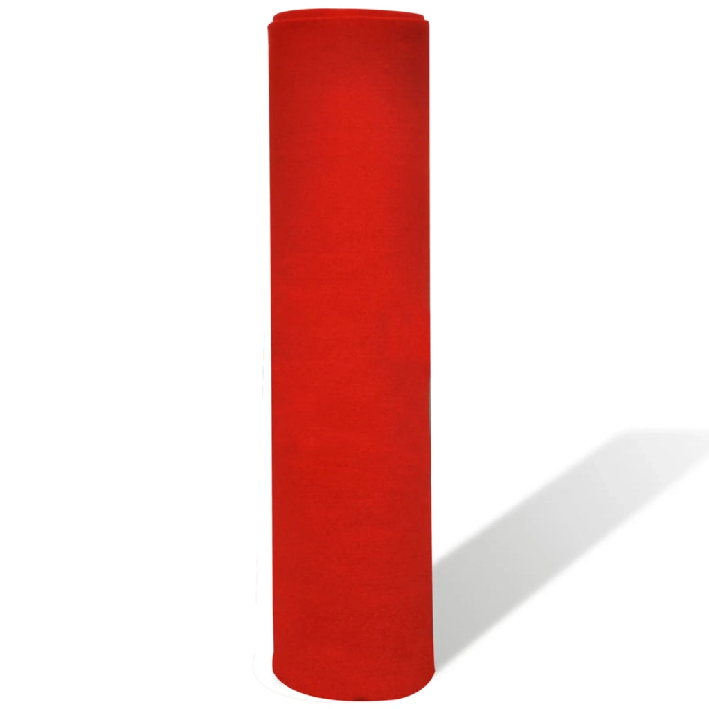 Tappeto Rosso 1 x 20 m Poliestere 42052431