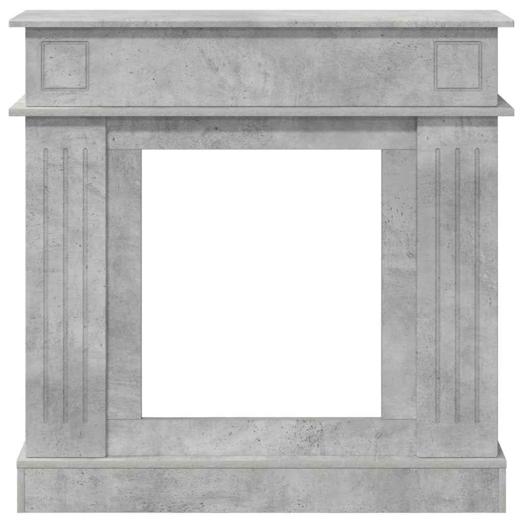 Cornice per camino Grigio Cemento 102 x 26 x 100 cm 8006645