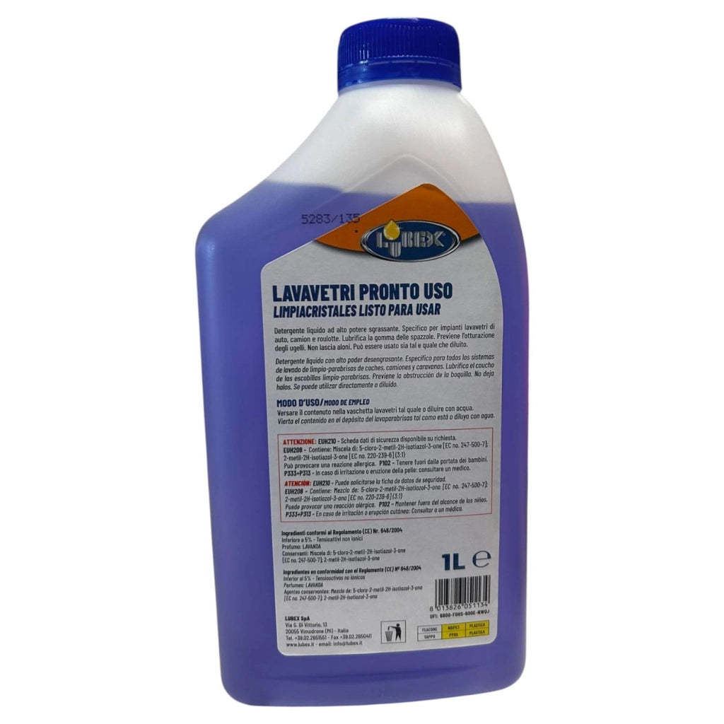 LAVAVETRI LUBEX PER AUTO LAVANDA 1LT