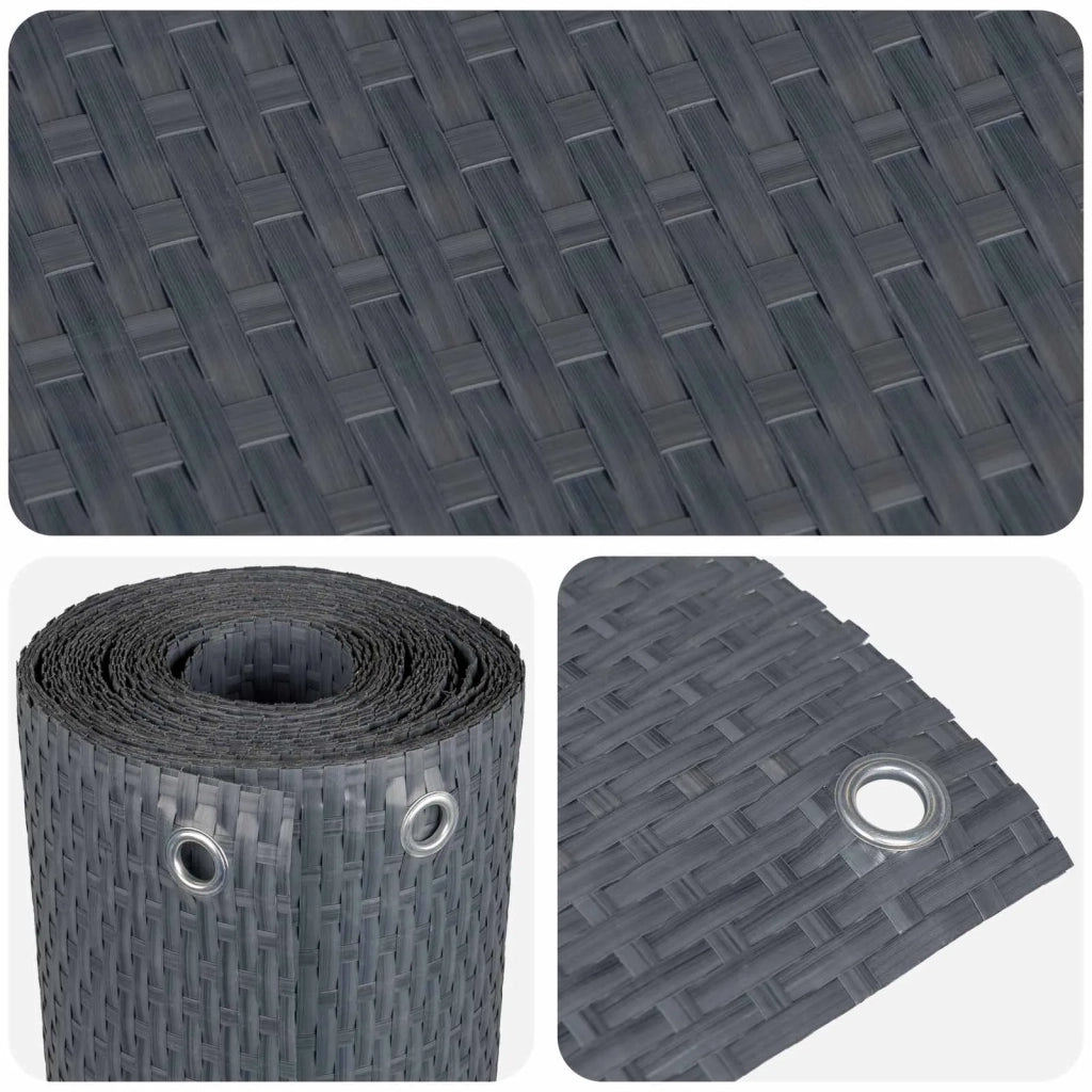 Schermo per Balcone con Occhielli Antracite 42032641