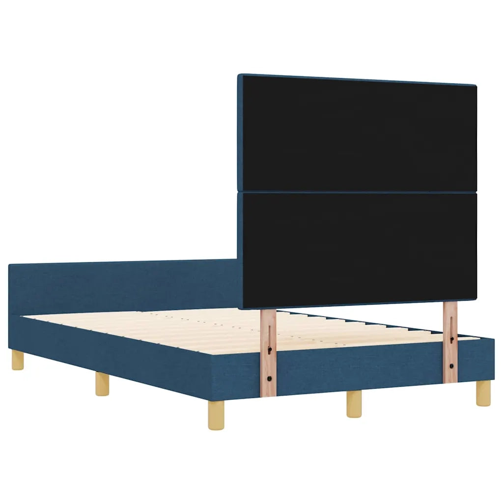 Struttura del letto con testiera Blu 120 x 190 cm Tessuto 3344717
