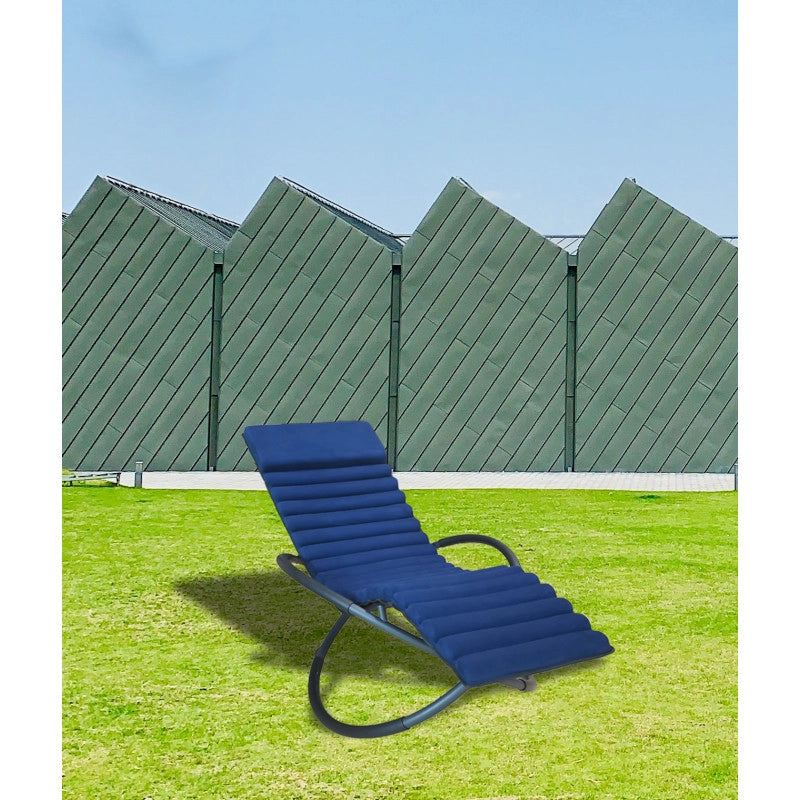 Lettino prendisole SWING LUXE MONACO - Blu