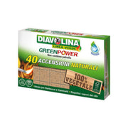 Accendifuoco eco-sostenibili 40 pezzi