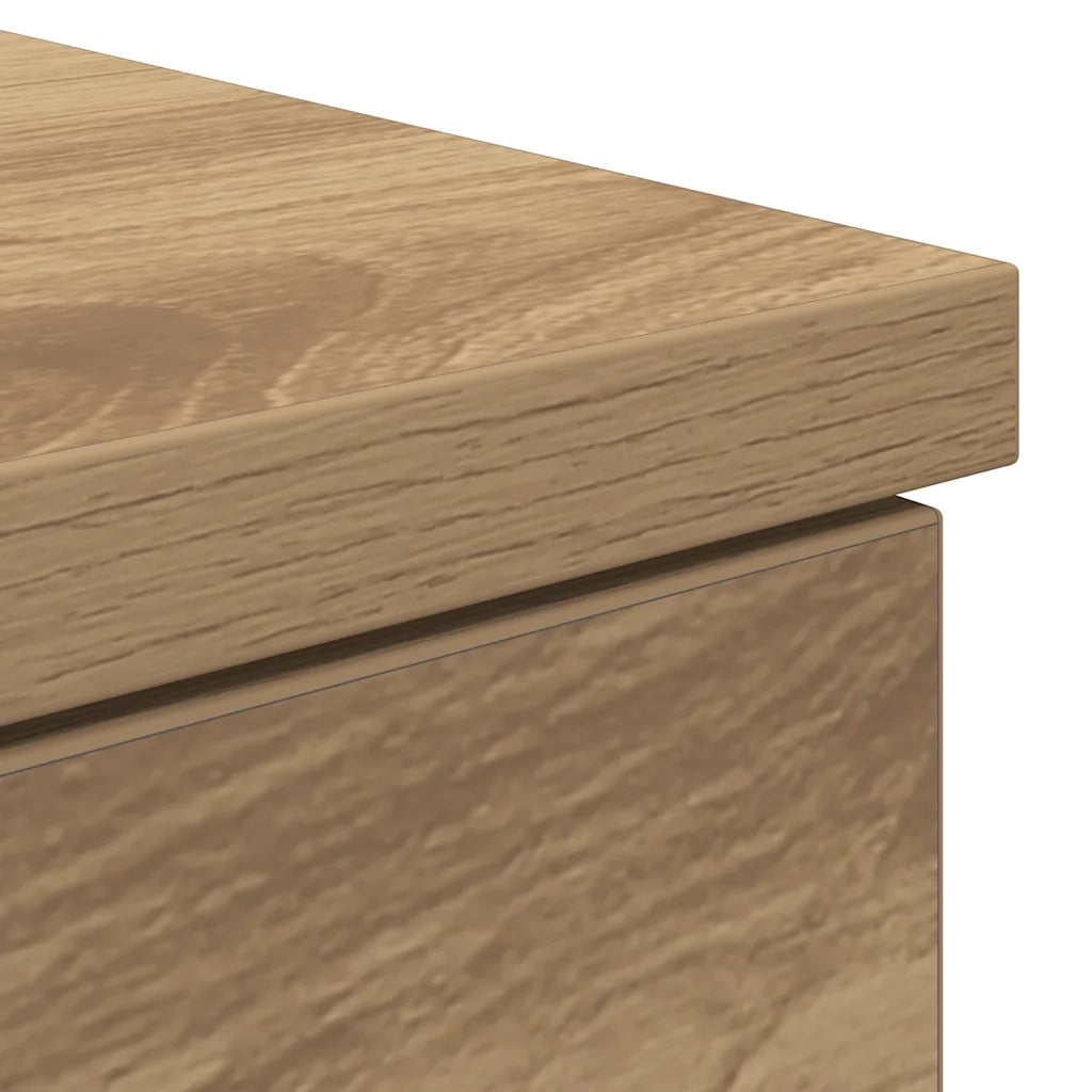 Scrivania Rovere Artigianale 86x49x76 cm in Legno Multistrato 861831