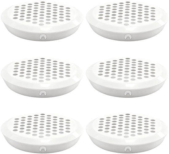 Ventilatore a soffitto - 6 pezzi Bianco per cucina e armadi